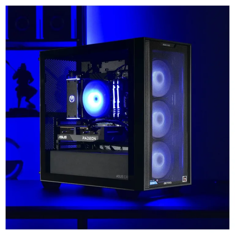 Actina KOMAAAGIP1383 Mini Tower PC AMD Ryzen 5 5600, 16GB DDR4, 1TB M.2 SSD, Radeon RX 7600 8GB, Wi-Fi, 500W, must
