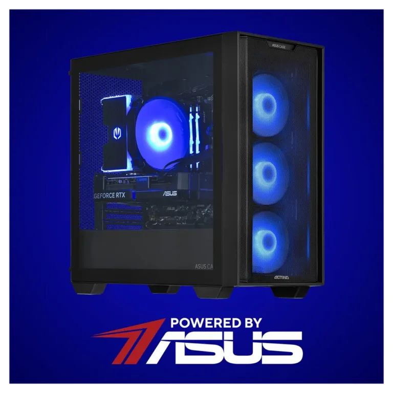Actina KOMAAAGIP1383 Mini Tower PC AMD Ryzen 5 5600, 16GB DDR4, 1TB M.2 SSD, Radeon RX 7600 8GB, Wi-Fi, 500W, must