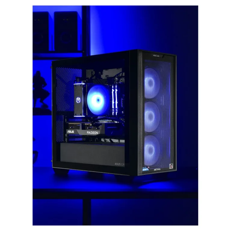 Actina KOMAAAGIP1383 Mini Tower PC AMD Ryzen 5 5600, 16GB DDR4, 1TB M.2 SSD, Radeon RX 7600 8GB, Wi-Fi, 500W, must
