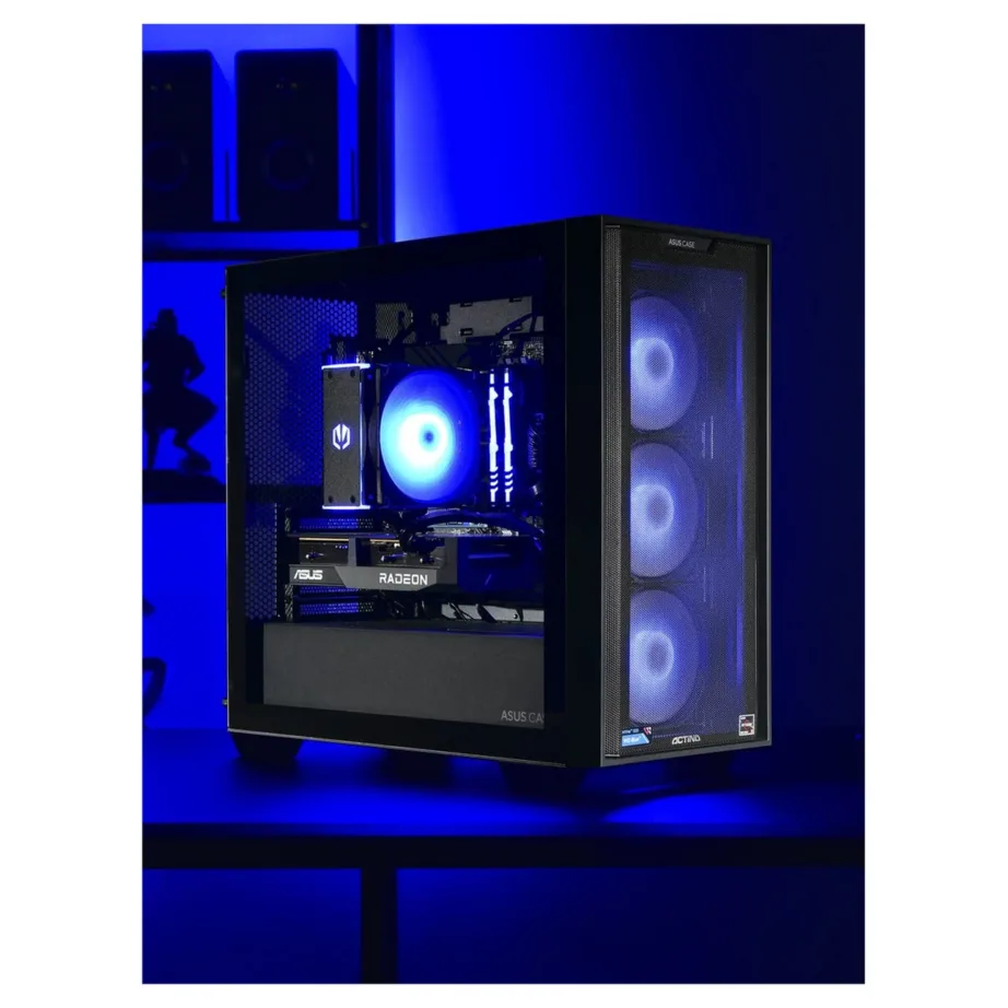 Actina KOMAAAGIP1383 Mini Tower PC AMD Ryzen 5 5600, 16GB DDR4, 1TB M.2 SSD, Radeon RX 7600 8GB, Wi-Fi, 500W, must – 18
