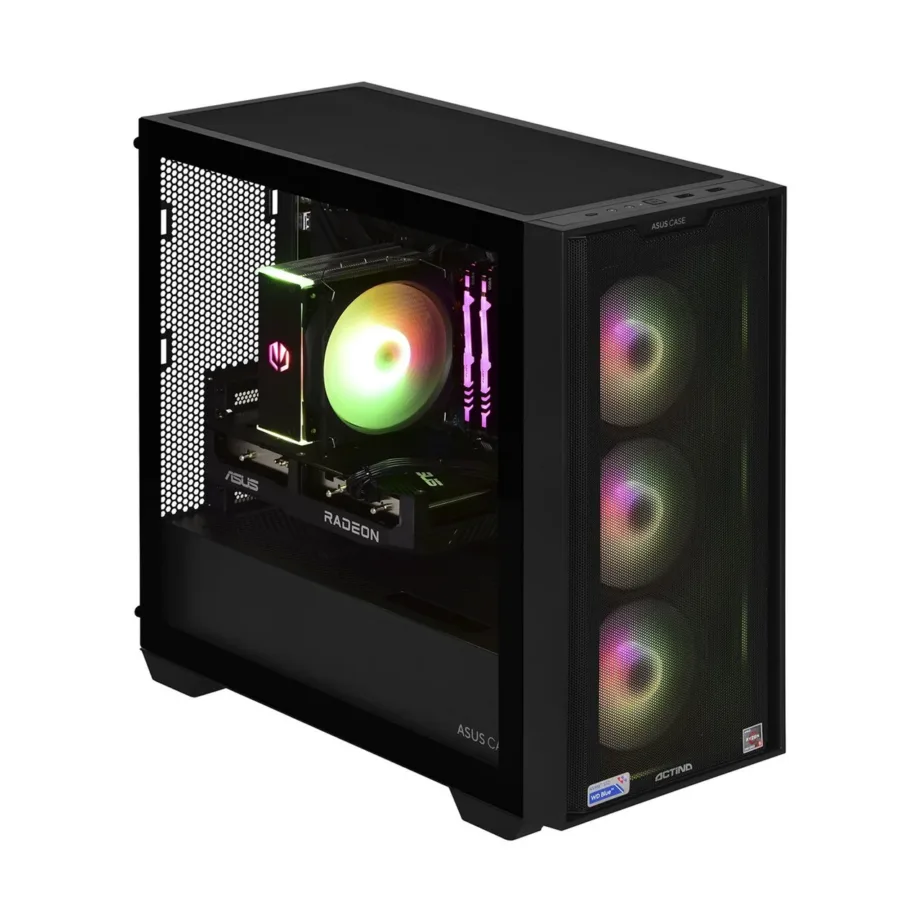 Actina KOMAAAGIP1383 Mini Tower PC AMD Ryzen 5 5600, 16GB DDR4, 1TB M.2 SSD, Radeon RX 7600 8GB, Wi-Fi, 500W, must – 4