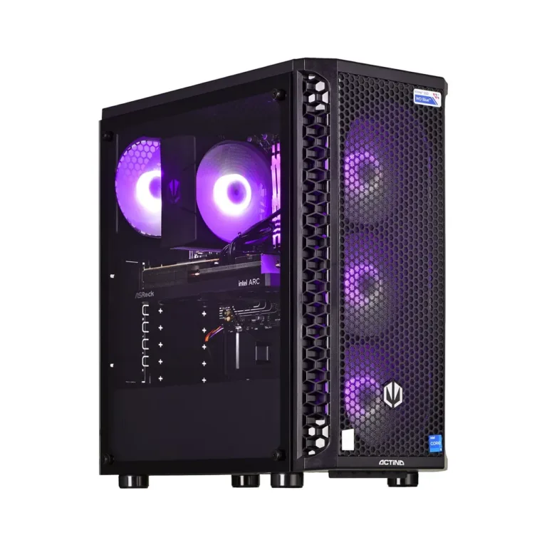 Actina KOMAAAGIP1437 Ryzen 7 5700X/32GB/1TB SSD/Radeon RX 7800 XT mänguarvuti, 413x205x447 mm, must Midi Tower