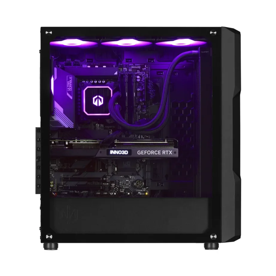 Actina KOMAAAGIP1442 Intel Core i7-14700KF/32GB DDR5/2TB SSD/AMD Radeon RX 7900 XTX 24GB/Midi Tower must mänguarvuti, Wi-Fi 6E, vesijahutus – 3