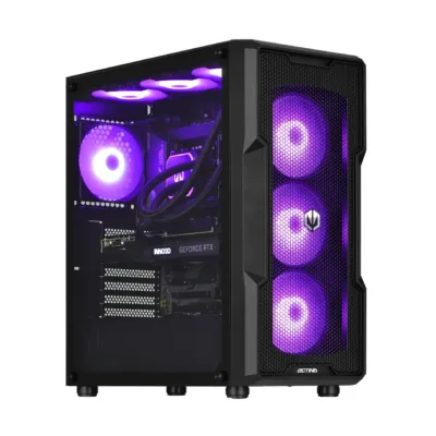 Actina KOMAAAGIP1442 Intel Core i7-14700KF/32GB DDR5/2TB SSD/AMD Radeon RX 7900 XTX 24GB/Midi Tower must mänguarvuti, Wi-Fi 6E, vesijahutus