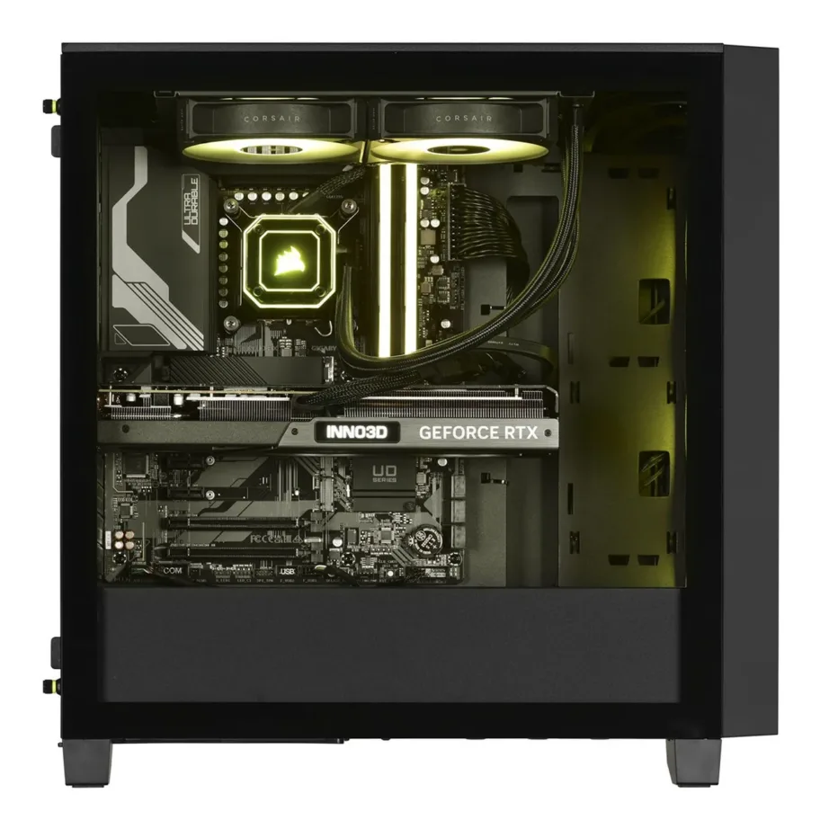 Actina KOMAAAGIP1447 Intel Core i5-13600KF/32GB DDR5/2TB SSD/NVIDIA GeForce RTX 4070 Ti must midi tower mänguarvuti, vesijahutus, Wi-Fi 6E – 12