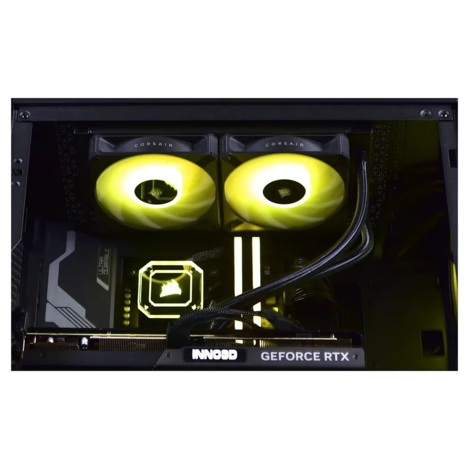 Actina KOMAAAGIP1482 Ryzen 9 7900X3D/32GB DDR5/2TB SSD/RX 7900 XTX/vesijahutusega must 24GB graafikaga mänguarvuti – 7