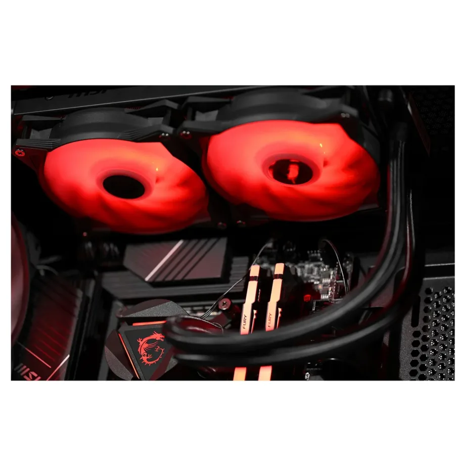 Actina KOMAAAGIP1537 AMD Ryzen 7 7700X/32GB/1TB SSD/Radeon RX 7800 XT must 32 GB DDR5 mänguriarvuti Wi-Fi 6E ja 750W Gold toiteplokiga – 2