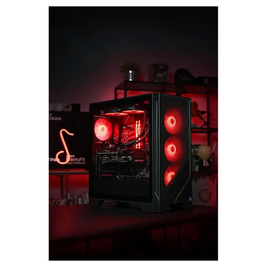 Actina KOMAAAGIP1537 AMD Ryzen 7 7700X/32GB/1TB SSD/Radeon RX 7800 XT must 32 GB DDR5 mänguriarvuti Wi-Fi 6E ja 750W Gold toiteplokiga – 16