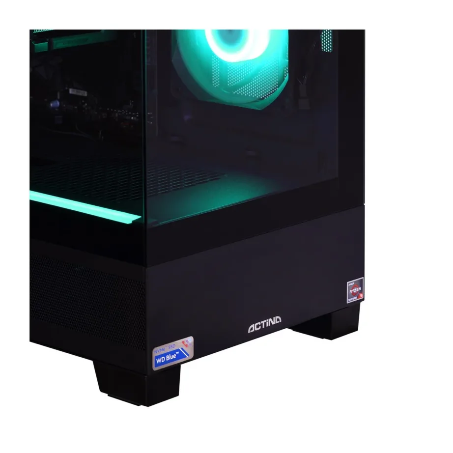 Actina KOMACNGIP0020 AMD Ryzen 5 7600/32GB DDR5/1TB SSD/Radeon RX 7700 XT must 750W midi tower mänguarvuti – 4