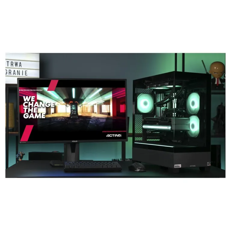 Actina KOMACNGIP0067 AMD Ryzen 7 7800X3D/32GB DDR5/1TB SSD/AMD Radeon RX 7900 XTX/850W/vesijahutusega must midi tower mänguarvuti
