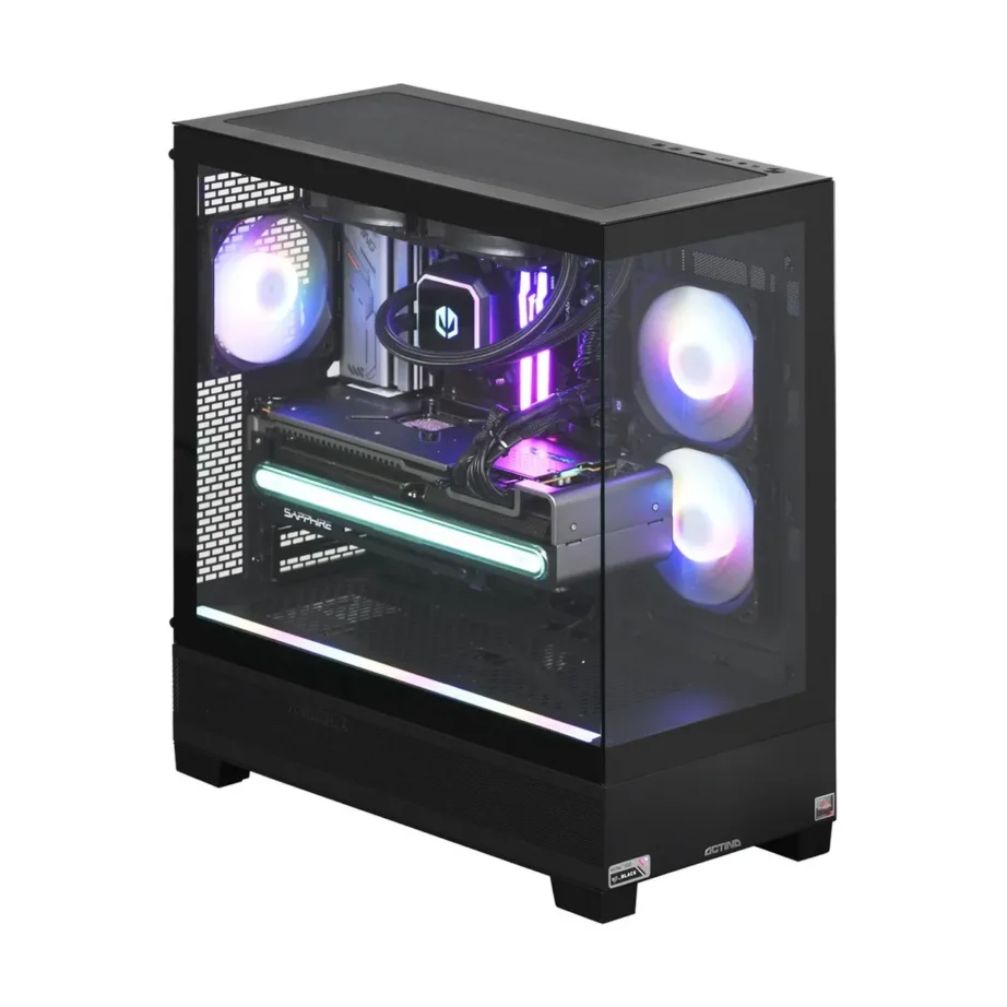 Actina KOMACNGIP0067 AMD Ryzen 7 7800X3D/32GB DDR5/1TB SSD/AMD Radeon RX 7900 XTX/850W/vesijahutusega must midi tower mänguarvuti – 6