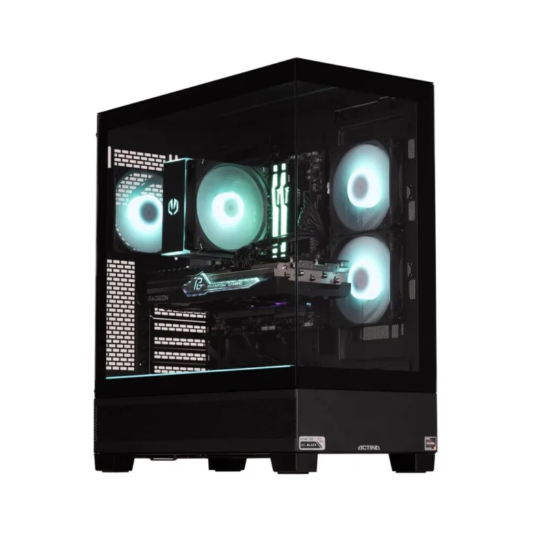 Actina KOMACNGIP0068 AMD Ryzen 5 7600/32GB DDR5/1TB SSD/Radeon RX 7700 XT must 600W Midi Tower mänguarvuti