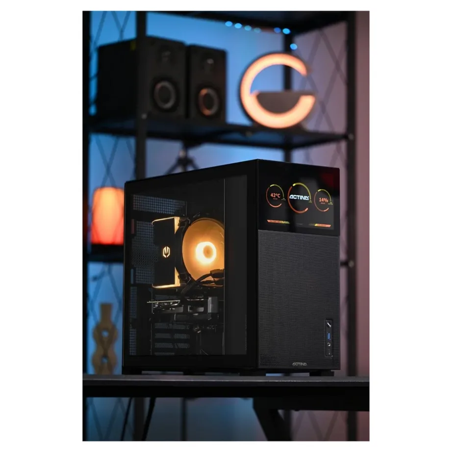 Actina KOMACNGIP0107 AMD Ryzen 5 5600X/32GB DDR4/1TB SSD/NVIDIA GeForce RTX 4060 8GB must 600W 80PLUS Bronze Wi-Fi mänguri lauaarvuti (Midi Tower, ilma operatsioonisüsteemita) - 10