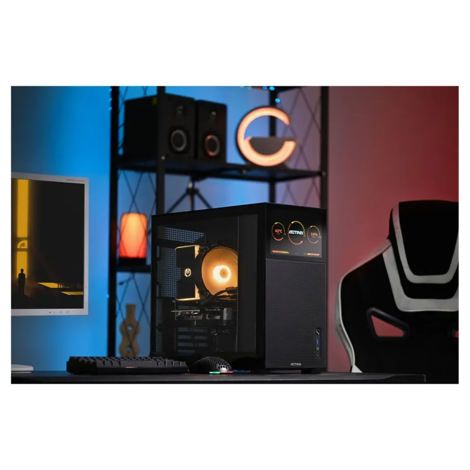 Actina KOMACNGIP0111 32GB/1TB SSD/AMD Ryzen 7 5700X3D/RX 7700 XT 12GB must 750W Midi Tower mänguarvuti – 6