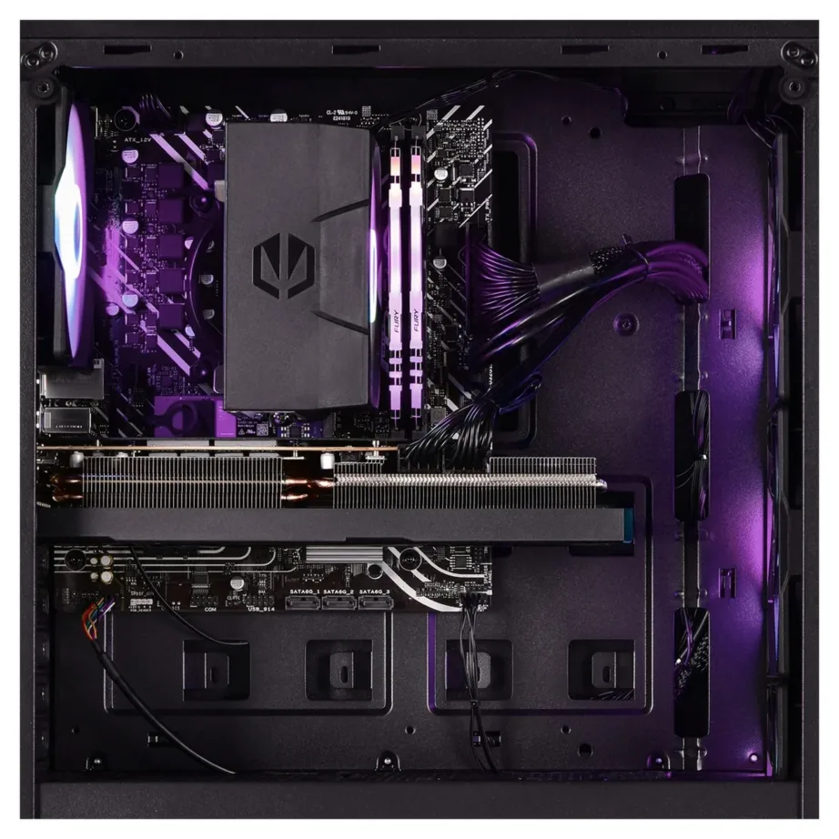 Actina KOMACNGIP0119 AMD Ryzen 5 9600X/32GB DDR5/1TB SSD/Radeon RX 7700 XT 12GB must Midi Tower mänguarvuti – 3