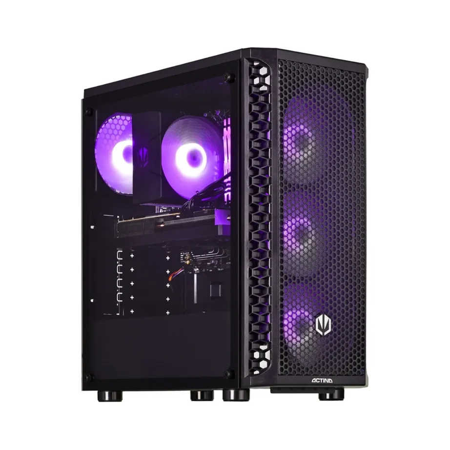 Actina KOMACNGIP0119 AMD Ryzen 5 9600X/32GB DDR5/1TB SSD/Radeon RX 7700 XT 12GB must Midi Tower mänguarvuti