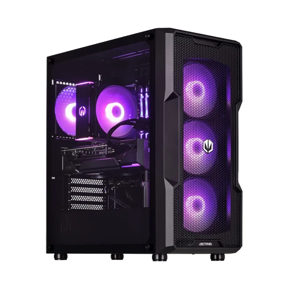 Actina KOMACNGIP0121 32GB DDR5 2TB SSD AMD Ryzen 9 9950X RX 7900 XTX 24GB must mänguarvuti, Wi-Fi 6E, vesijahutus, Midi Tower