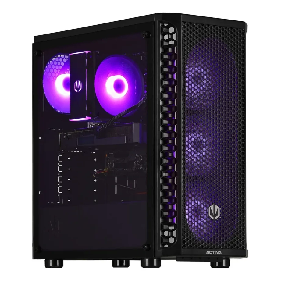 Actina KOMACNGIP0130 AMD Ryzen 7 8700F/32GB DDR5/1TB SSD/Radeon RX 7700 XT/12GB/Wi-Fi/must midi tower mänguarvuti