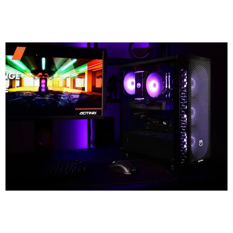 Actina KOMACNGIP0131 AMD Ryzen 7 8700F/32GB DDR5/1TB SSD/RX 7800 XT/16GB GDDR6 must mänguarvuti Wi-Fi 6E ja 750W toiteplokiga