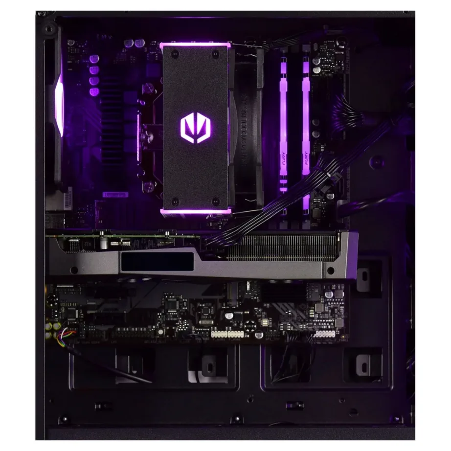 Actina KOMACNGIP0131 AMD Ryzen 7 8700F/32GB DDR5/1TB SSD/RX 7800 XT/16GB GDDR6 must mänguarvuti Wi-Fi 6E ja 750W toiteplokiga – 11