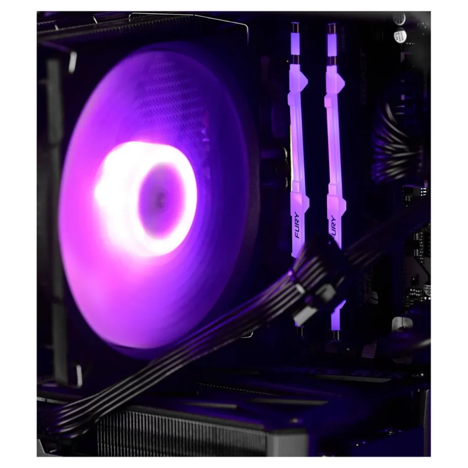 Actina KOMACNGIP0131 AMD Ryzen 7 8700F/32GB DDR5/1TB SSD/RX 7800 XT/16GB GDDR6 must mänguarvuti Wi-Fi 6E ja 750W toiteplokiga – 12