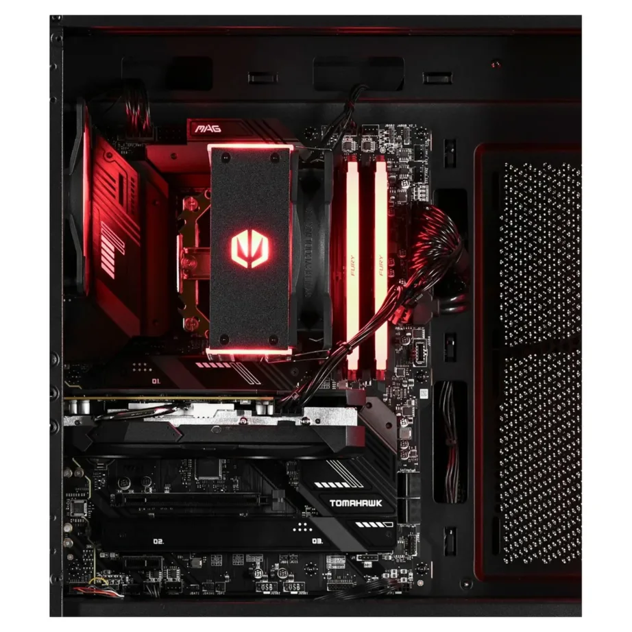 Actina KOMACNGIP0145 32GB DDR5 1TB SSD RTX 4060 mänguriarvuti, AMD Ryzen 5 7500F, Wi-Fi 6E, must Midi Tower – 10