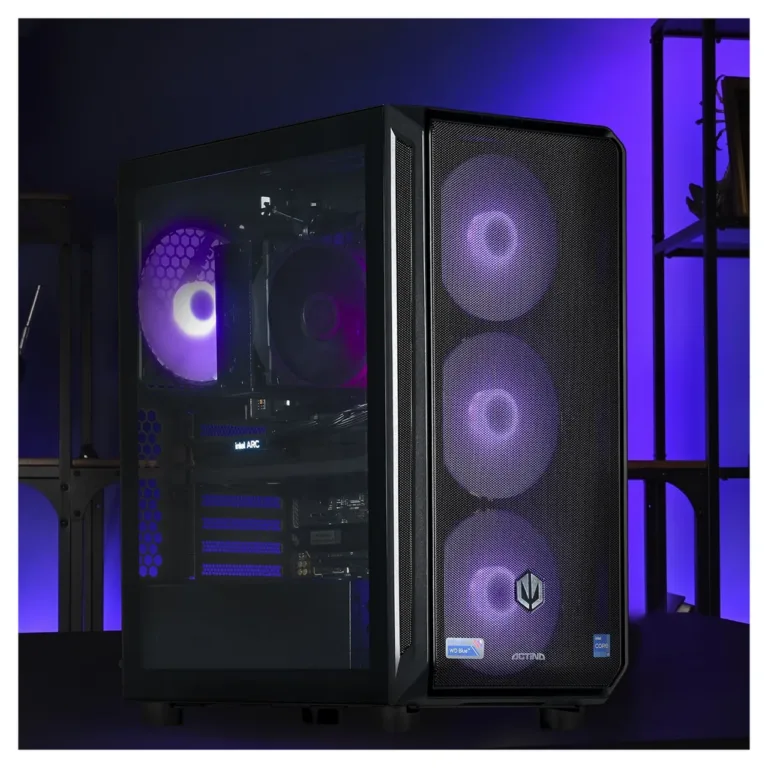Actina KOMACNGIP0175 AMD Ryzen 5 8400F/32GB DDR5/1TB SSD/Intel Arc B580 must 12GB GDDR6 graafikaga mänguriarvuti, Midi Tower