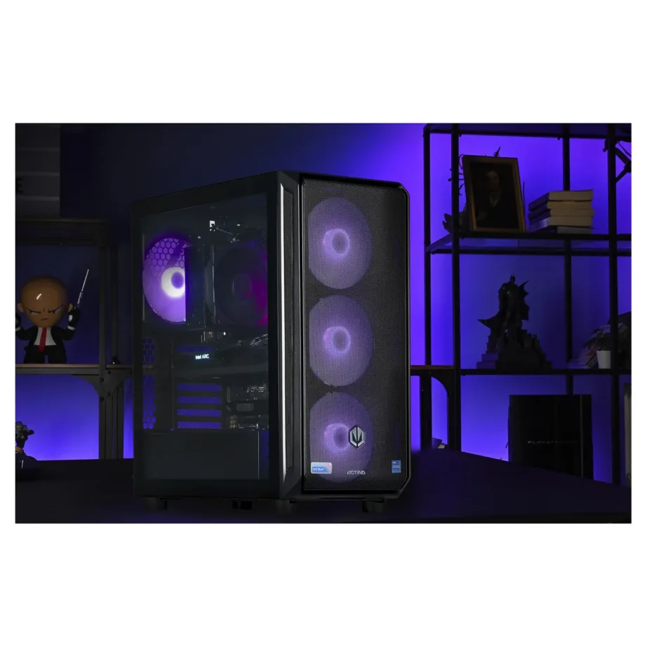 Actina KOMACNGIP0176 AMD Ryzen 7 8400F/32GB DDR5/1TB SSD/Intel Arc B580 12GB/Midi Tower must mänguri lauaarvuti – 15