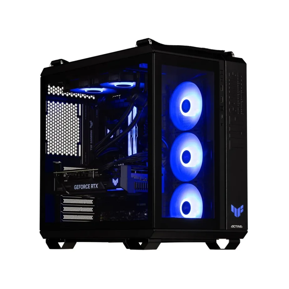 Actina KOMACNGIP0183 AMD Ryzen 9 9900X/32GB DDR5/2TB M.2 SSD/NVIDIA RTX 5080 16GB/850W/vesijahutusega must mänguarvuti (Midi Tower, Wi-Fi 6, RGB)