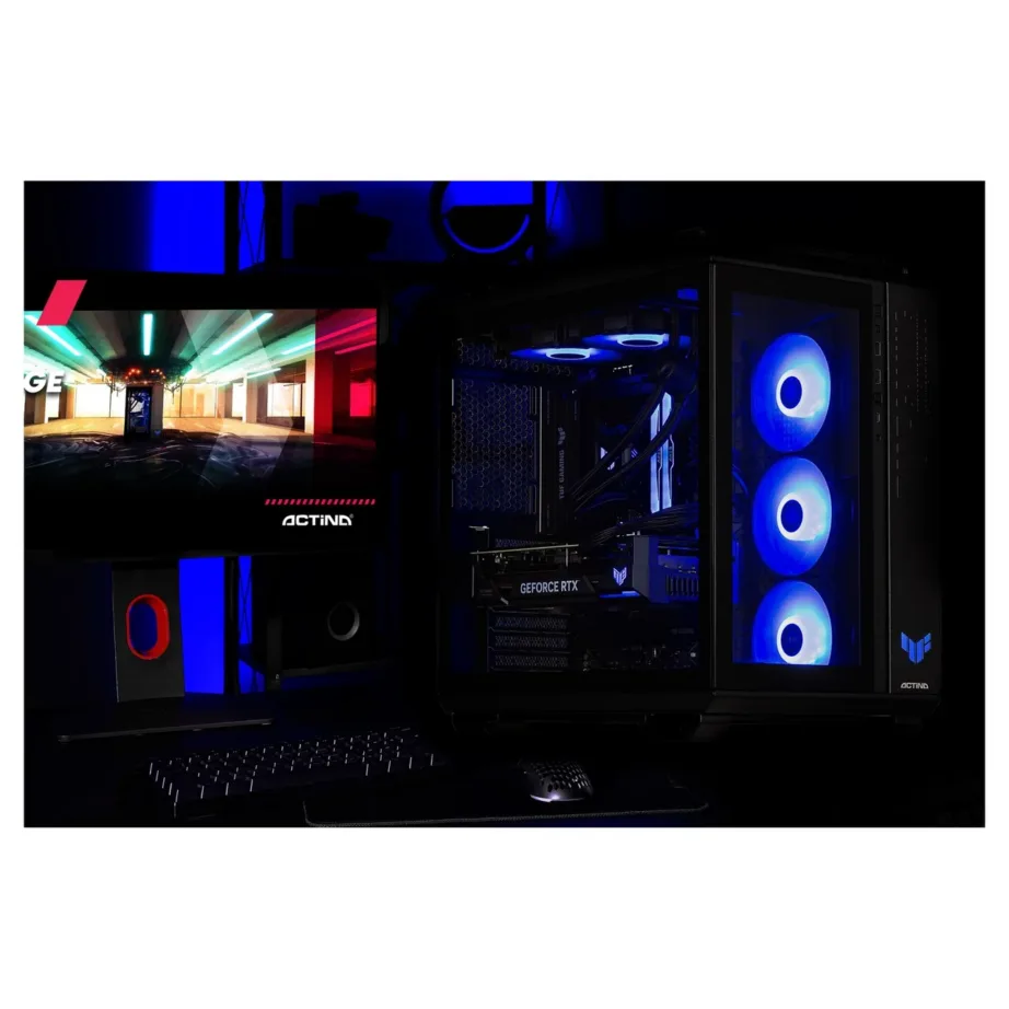 Actina KOMACNGIP0184 AMD Ryzen 7 7800X3D/32GB DDR5/2TB SSD/RTX 5090 mänguarvuti, 850W, must Midi Tower – 8