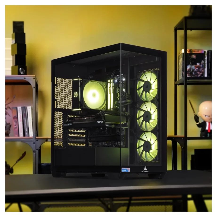 Actina KOMACNGIP0213 Ryzen 5 7500F/32GB DDR5/1TB SSD/Radeon RX 7800 XT mänguarvuti, ATX midi tower, must – 6