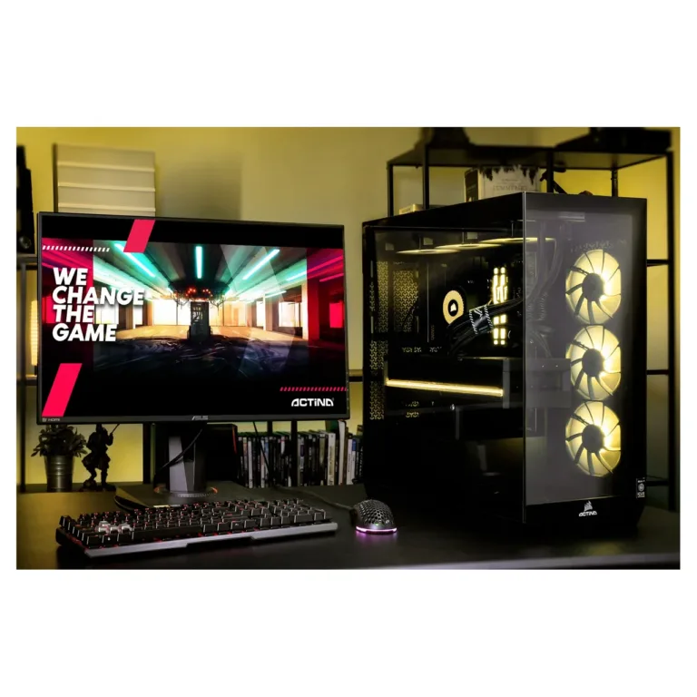 Actina KOMACNGIP0218 Intel Core i7-14700KF/32GB DDR5/2TB M.2 SSD/GeForce RTX 5080/1000W must ARGB vesijahutusega mänguarvuti (Midi Tower, Wi-Fi 6, ATX, ilma operatsioonisüsteemita)