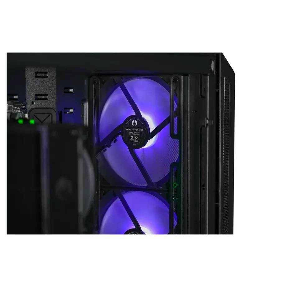 Actina KOMACNGIP0237 AMD Ryzen 7 8700F 32GB DDR5 2TB SSD RTX 5070 12GB must mänguarvuti, Wi-Fi 6, 750W – 14