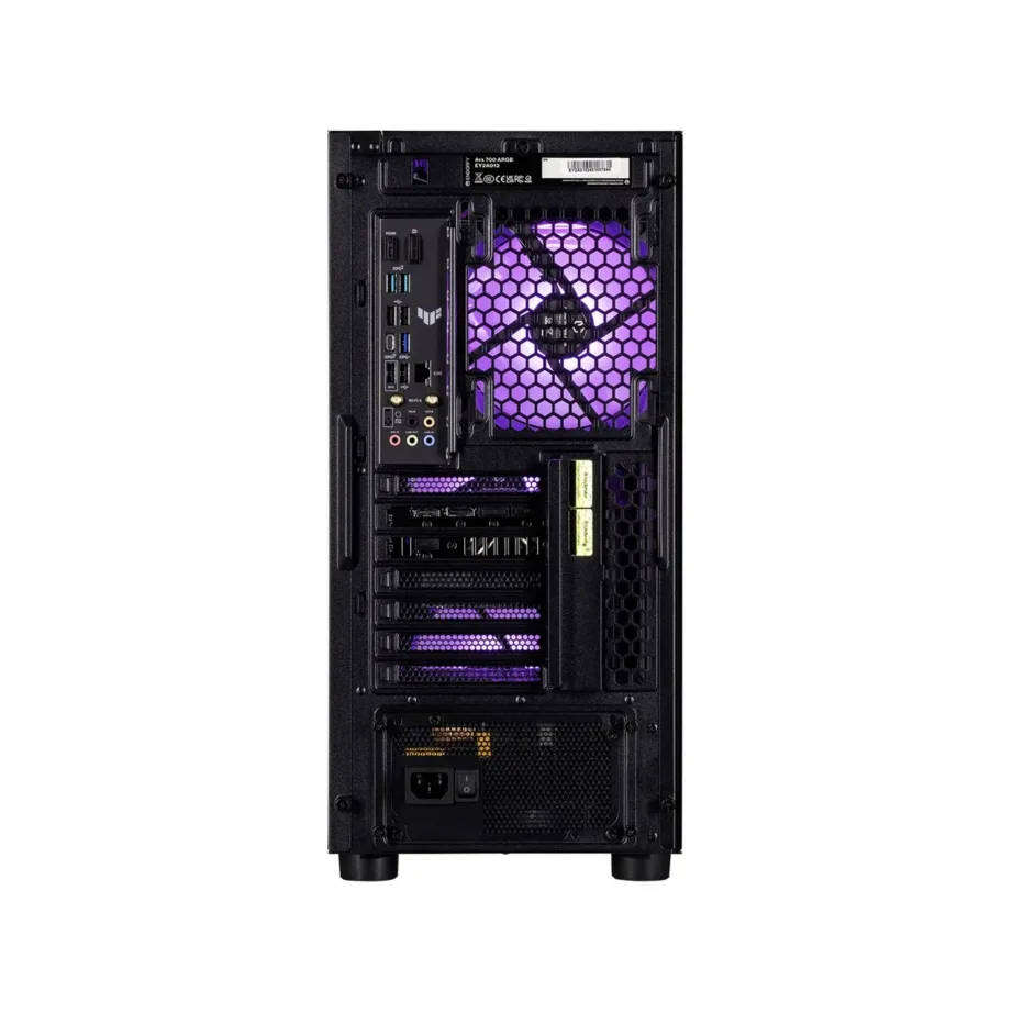 Actina KOMACNGIP0254 AMD Ryzen 7 7800X3D/32GB DDR5/2TB M.2 SSD/Radeon RX 9070 16GB must mänguarvuti (Midi Tower, vedeljahutus, Wi-Fi 6) – 4
