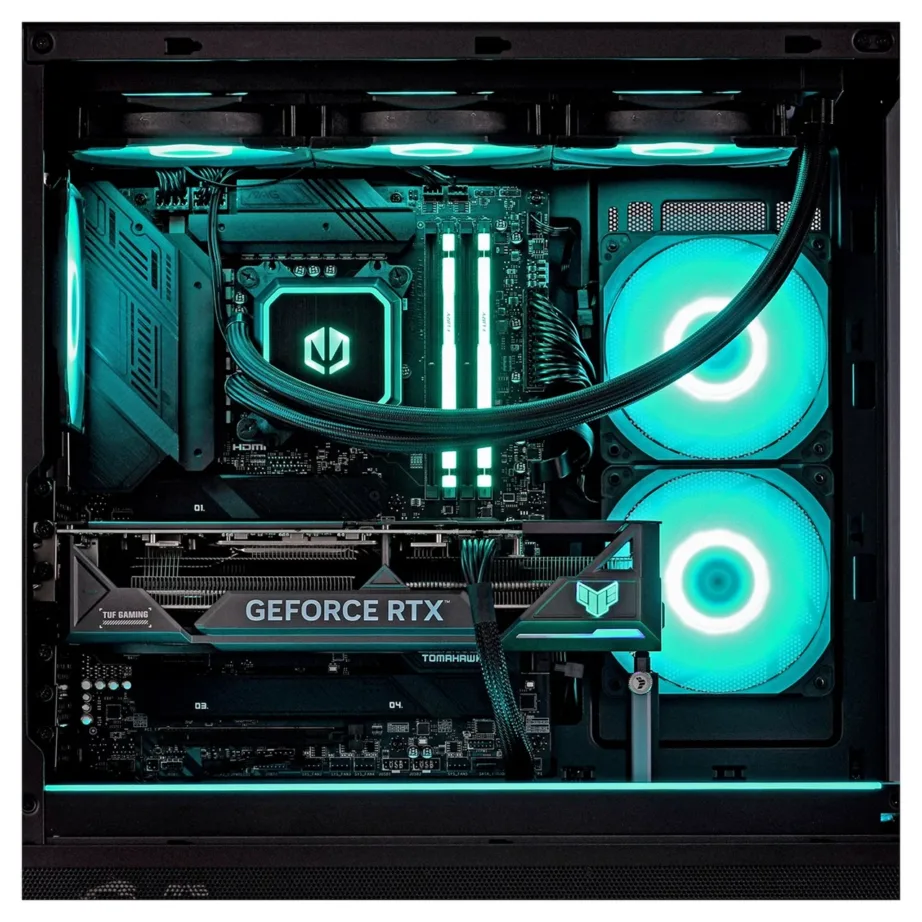 Actina KOMACNGIP0285 32GB/1TB SSD/RTX 5070/AMD Ryzen 7 9800X3D must 32 GB DDR5 mänguarvuti (Wi-Fi 6, vesijahutus, 80 PLUS Gold, Midi Tower) – 17