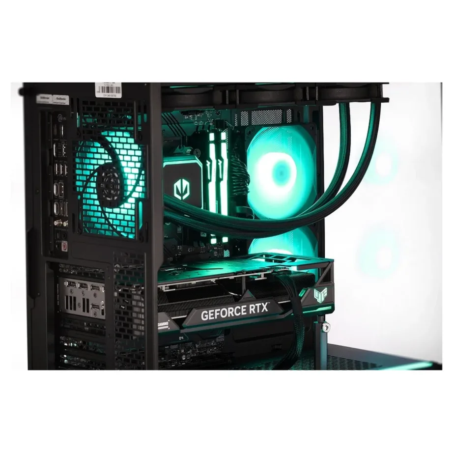 Actina KOMACNGIP0292 AMD Ryzen 7 7800X3D/32GB DDR5/1TB SSD/GeForce RTX 5070 12GB must 750W vesijahutusega mänguarvuti (Midi Tower, Wi-Fi 6, ilma OS) – 3