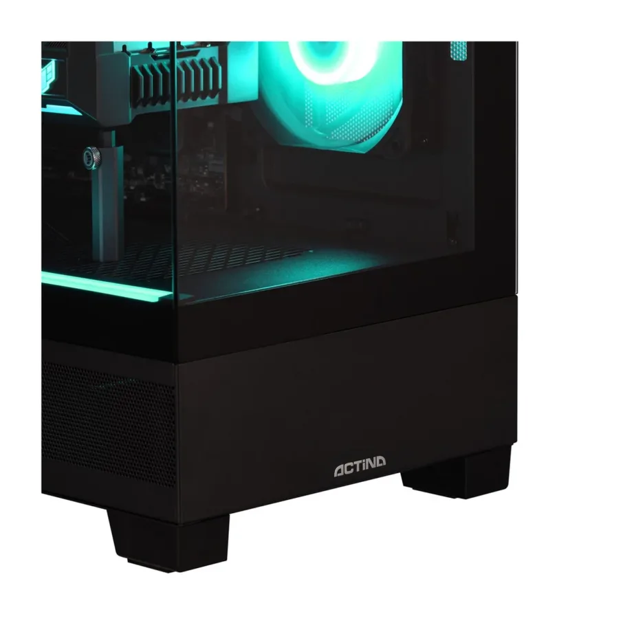 Actina KOMACNGIP0309 AMD Ryzen 9 9900X/32GB DDR5/2TB SSD/RTX 5090 32GB must midi-tower mänguarvuti, Wi-Fi 6 ja vesijahutusega – 7