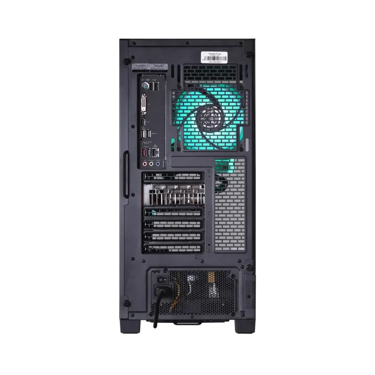 Actina KOMACNGIP0316 AMD Ryzen 7 7700 32GB DDR5 1TB SSD Radeon RX 9070 must 500x230x440 mm mänguri lauaarvuti