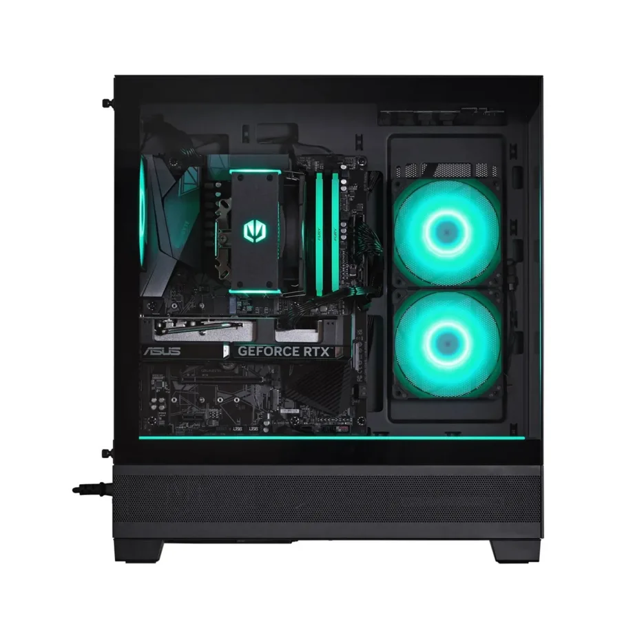 Actina KOMACNGIP0317 32GB DDR5 1TB SSD AMD Ryzen 5 7600/Radeon RX 9070 arvuti, must Midi Tower, Wi-Fi 6 – 11