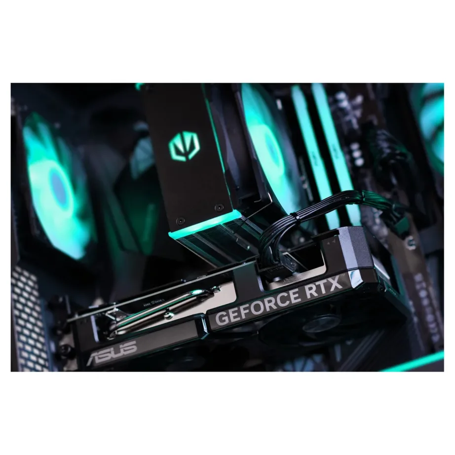 Actina KOMACNGIP0320 AMD Ryzen 5 7600X3D/32GB DDR5/1TB SSD/AMD Radeon RX 9070/16GB/Midi Tower must mänguarvuti Wi-Fi 6-ga – 3