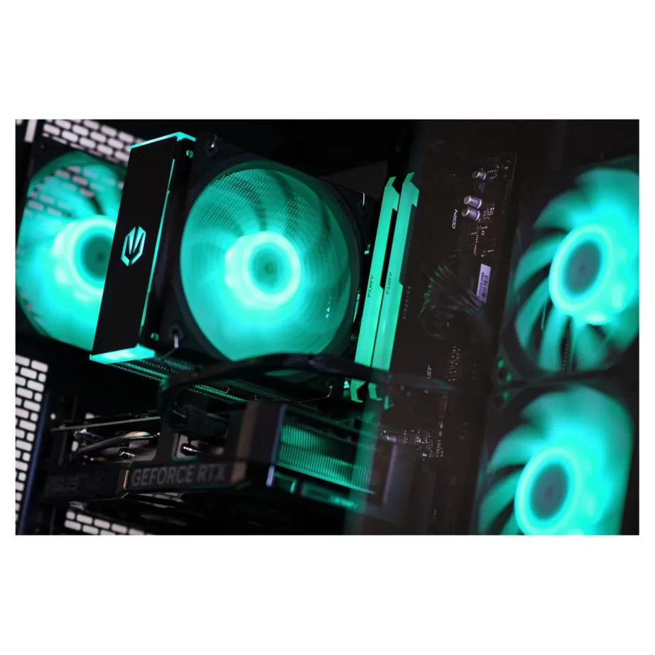 Actina KOMACNGIP0320 AMD Ryzen 5 7600X3D/32GB DDR5/1TB SSD/AMD Radeon RX 9070/16GB/Midi Tower must mänguarvuti Wi-Fi 6-ga – 5