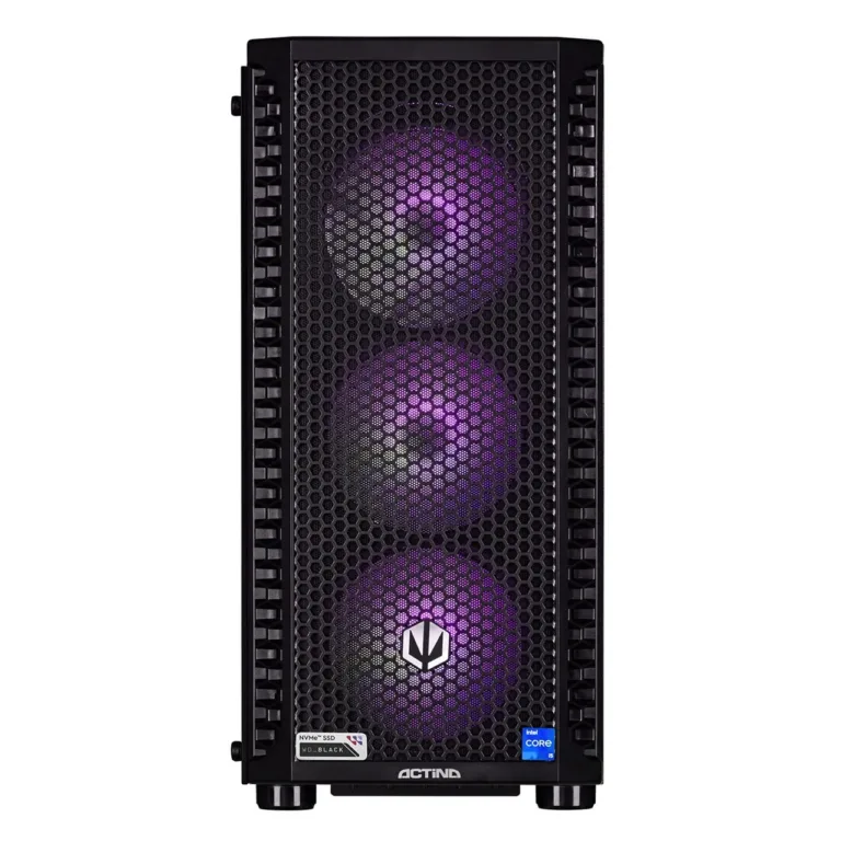 Actina KOMACNGIP0366 Intel Core i5-12400F/16GB/1TB SSD/RTX 5060 8GB must mänguriarvuti, Wi-Fi 6E, 600W Bronze