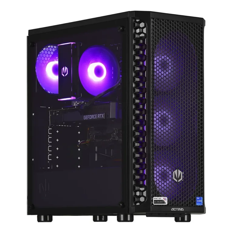 Actina KOMACNGIP0366 Intel Core i5-12400F/16GB/1TB SSD/RTX 5060 8GB must mänguriarvuti, Wi-Fi 6E, 600W Bronze