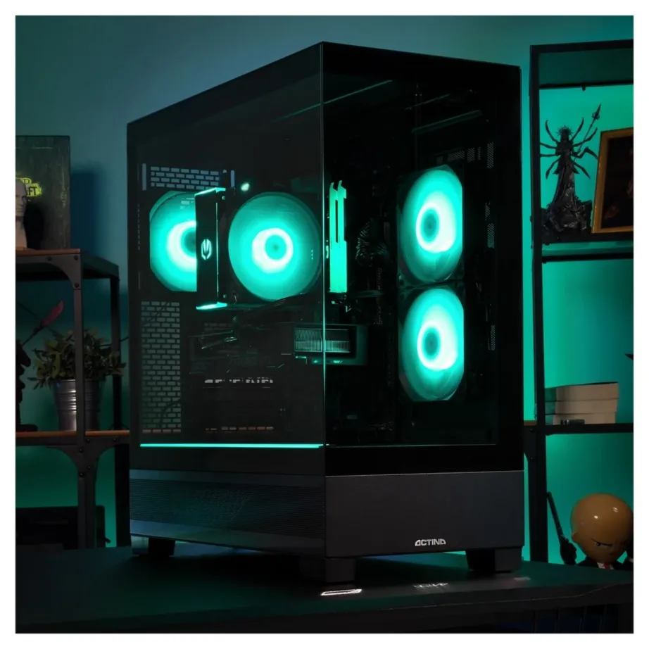 Actina KOMACNGIP0373 Ryzen 5 7500F/32GB DDR5/1TB SSD/RTX 5060/650W must 32GB mänguarvuti (Midi Tower, Wi-Fi 6E, Windows puudub) – 8