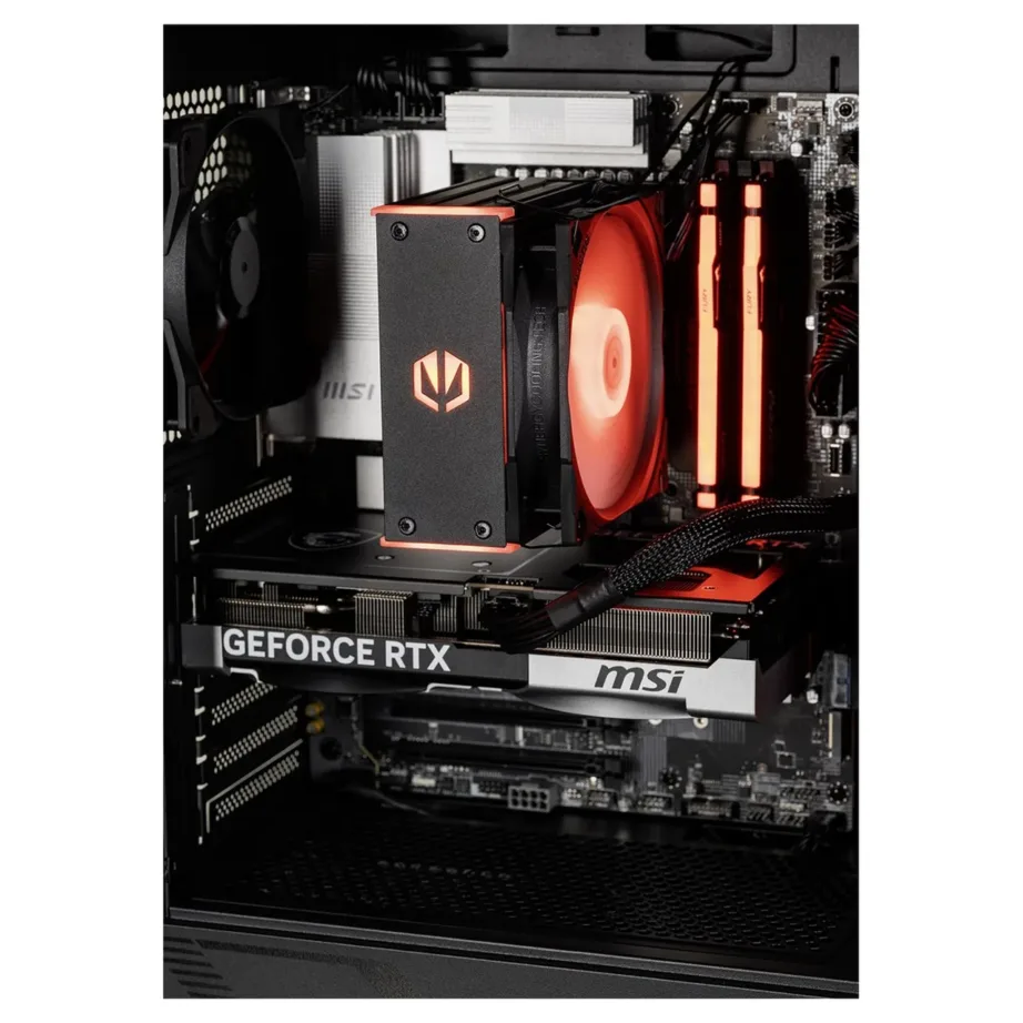 Actina KOMACNGIP0393 32GB DDR5 1TB SSD NVIDIA GeForce RTX 5060 Ti 8GB lauaarvuti AMD Ryzen 7 8700F, must Midi Tower, mängimiseks – 15