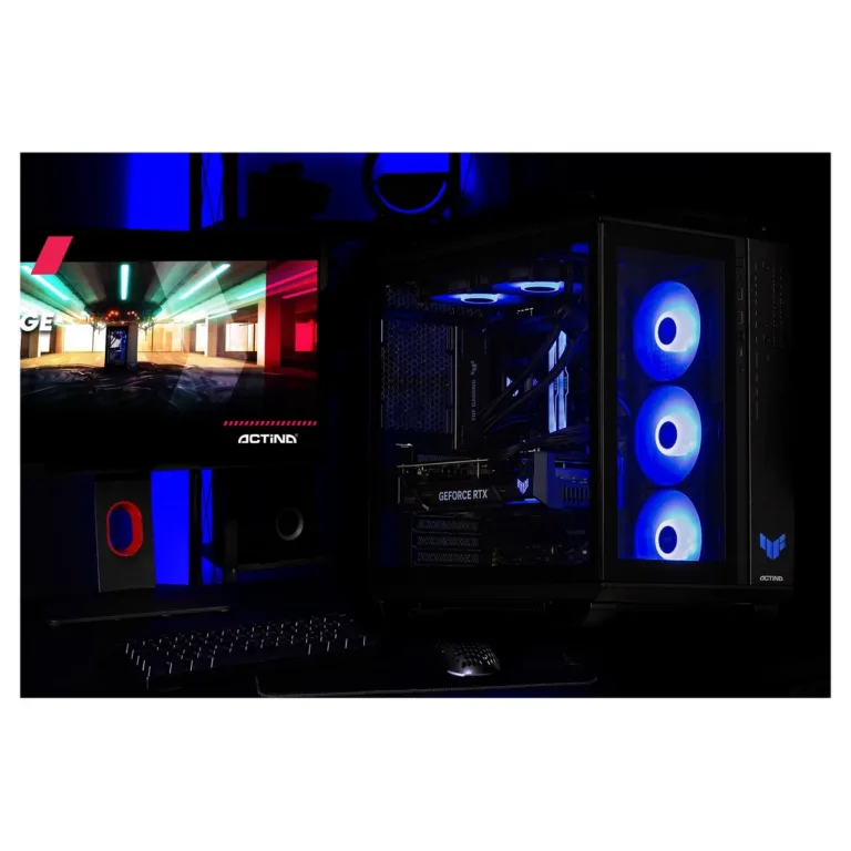 Actina KOMACNGIP0418 Intel Core Ultra 7 265KF/32 GB DDR5/2 TB SSD/NVIDIA GeForce RTX 5070 Ti/850W/vesijahutusega must mänguarvuti (Wi-Fi 6E, karastatud klaas, Midi Tower)