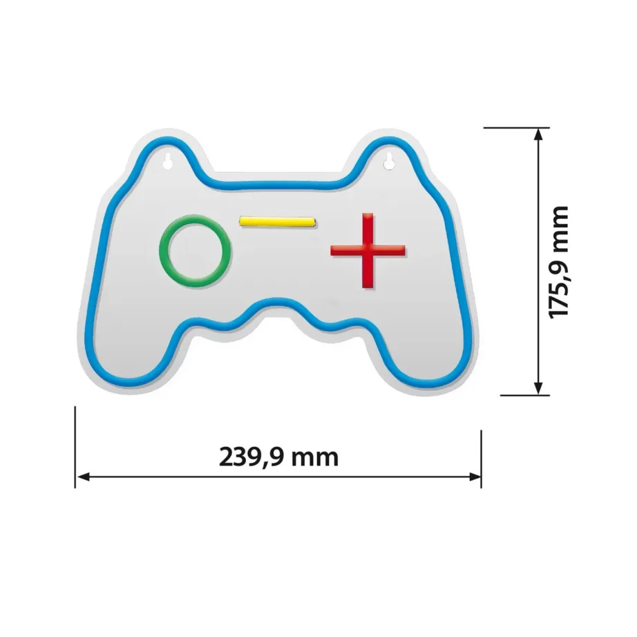 Actis ACS-NEON PAD 340 × 161,5 × 20 mm USB mitmevärviline PCV LED-neoonlamp siseruumidesse – 2