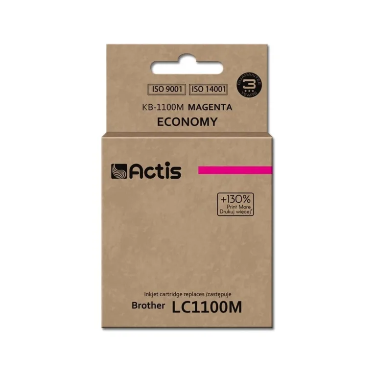 Actis KB-1100M 19 ml magenta tindikassett (Brother LC1100M/980M asendus), ühilduv Brother DCP/MFC seeria tindiprinteritega