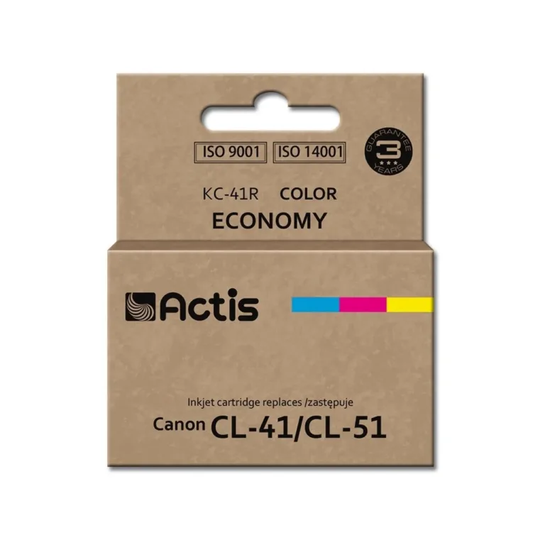 Actis KC-41R 18 ml värvikassett (asendab Canon CL-41/CL-51, dye-tint, tsüaan/magenta/kollane, ühilduv Canon tindiprinteritega)
