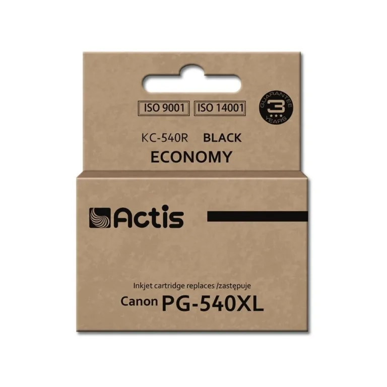 Actis KC-540R 22 ml must pigmenttint, Canon PG-540XL ühilduv tindikassett Canon Pixma printeritele